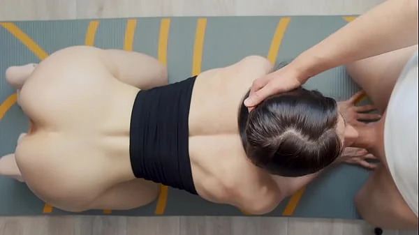 My workout was interrupted because my roommate fucked my mouth and ass... oiling me up