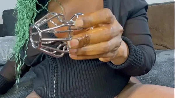 Sexy milf fingers Her Butthole until it Gapes wide open