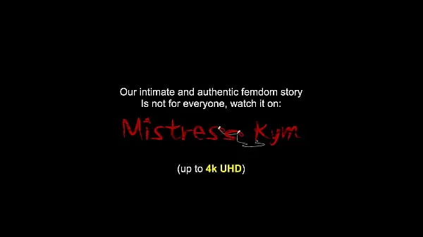 Mistress Kym puts a Collar on her Sub (Femdom Lifestyle)