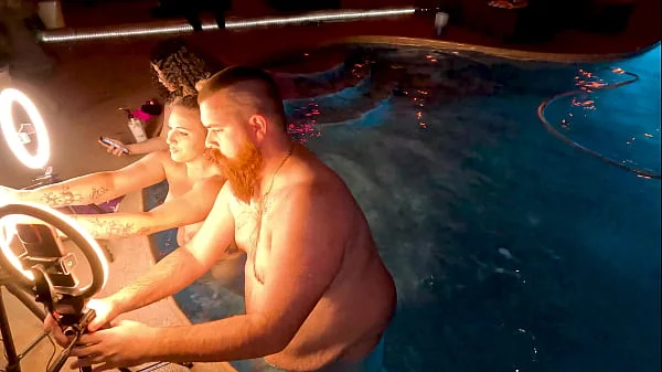 Hot Tub Live Threesome With Jasper Nyx And Remy Woods WCA Productions