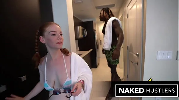 Petite Redhead Amateur fucked retired athlete's Monster Cock in Miami