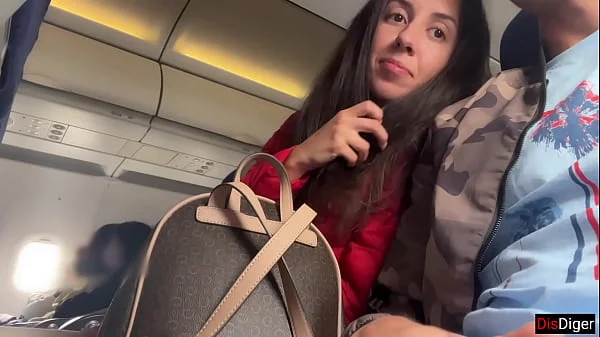 Risky Public Jerking Off On A Plane Full Of People - Public Dick Flashing