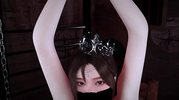 Young lady get threesome with 2 BBC - 3D Animation