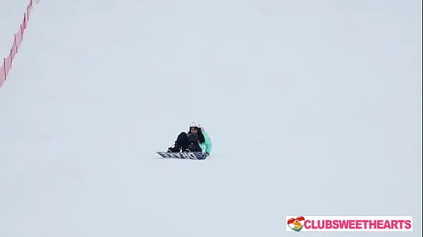 From Snowboarding to Pussy Fucking with 18yoy Alice Flore and Amelia Ost by ClubSweethearts