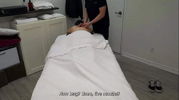 Petite Japanese girl was seduced, and fucked twice during massage