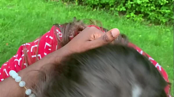 Lesbian best friend sucks dick on the park bench