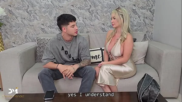 Sexy Lawyer collects her fees with good sex with an ex-convict with a huge cock - Danner Mendez & Tatiana Alvarez