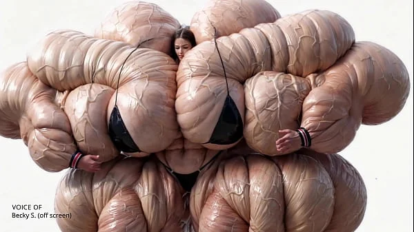 How big can she get? Pump Factory brings massive muscle growth to subject Natasha