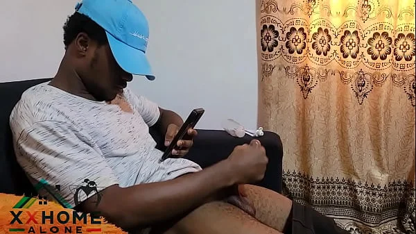 Fine ass sexy petite spying on her neighbour while he masturbate