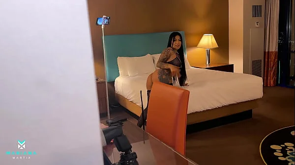 Colombian woman has rough sex with hotel staff in Las Vegas - Mariana Martix & Vince Karter