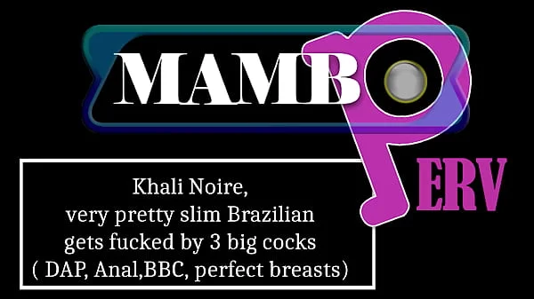 Khali Noire, very pretty slim Brazilian gets fucked by 3 big cocks ( DAP, Anal, slim girl, ATM, BBC, perfect breasts, dirty talk ) OB480
