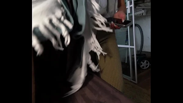 My Hot Stepmom caught me jerking off on her nudes and helped me cum