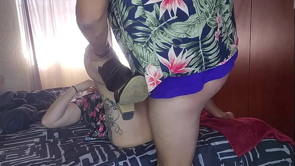 Hot blonde pussy licking creampie