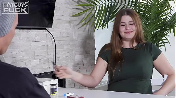 The HotGuysFUCK Experience! Huge Uncut COCK on this Young Surfer Jock FUCKS Angelina's Big Ass and Tits