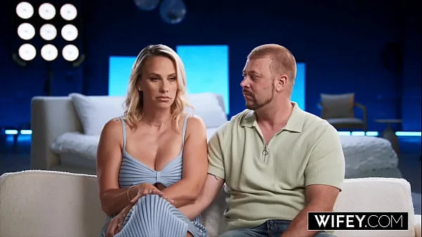 WIFEY Cock Hungry Blonde Hotwife Sadie Rose Gets Creampied In Front Of Hubby