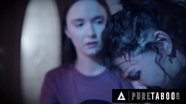 PURE TABOO Hailey Rose CAUGHT With CUM FACIAL From BFF's Stepdad & Stepbro - THE PARTY'S OVER PART 3