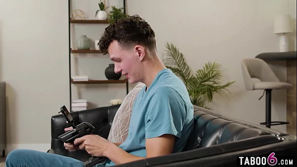 Huge boobs MILF stepmom Richelle Ryan caught her perv stepson