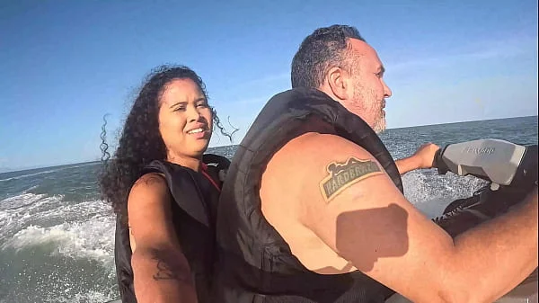 Loucuras no Jet Ski no mar do Guarujá - SP