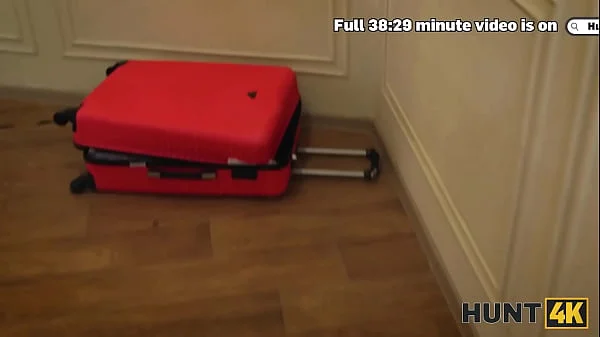 HUNT4K. Blonde slut betrayed her sexy cuckold GF for landlord's big cock