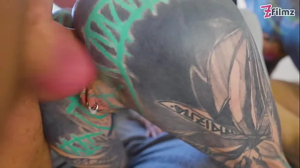 Anuskatzz is back for a crazy DAP with 3 big cocks! Total ANAL DESTRUCTION