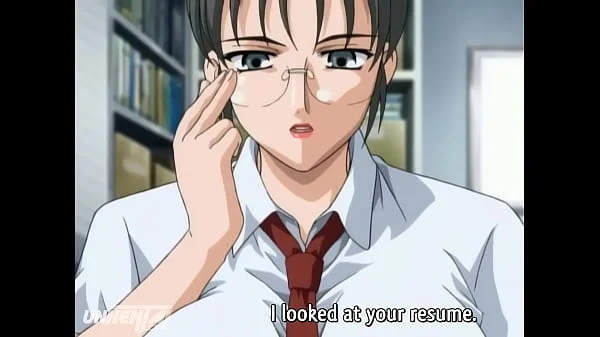 Hentai – Horny MILF Boss Fucks Her New Young Worker [Uncensored] [Subtitled]