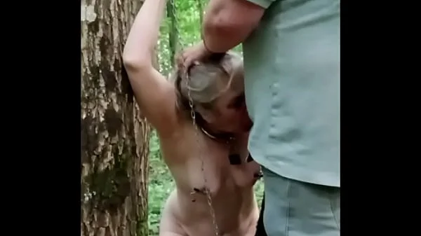 2025 06 03 Esclave F dressage en foret sodomie, uro et éjaculation dans sa bouche