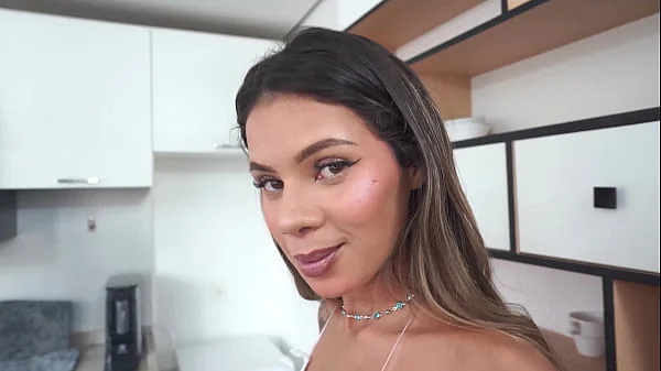 Horny Brazilian nymph, Bea Cherry gets balls deeped by very huge dick (Anal, ATM, monster cock, 0% pussy, 1on1) OB499