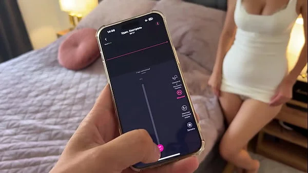 My bestie's husband is controlling my anal plug and me