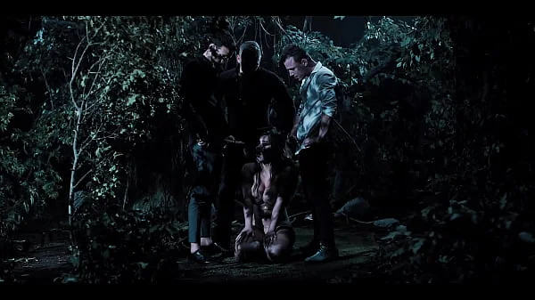 Asian Slut Gangbang - Japanese Girl With Big Tits Gets Used Like A Fuckdoll In The Woods Freeze Fetish