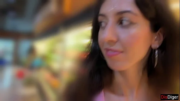 Cumwalk in Public Supermarket - Facial Fetish Outdoor Blowjob
