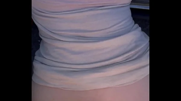 Real hooker with blonde hair gives a bbbj & gets bent over & fucked bareback from behind & takes a load on her ass