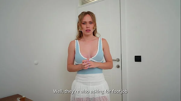 Stepsister is ready to do porn because she's crazy about my cock in her pussy and money