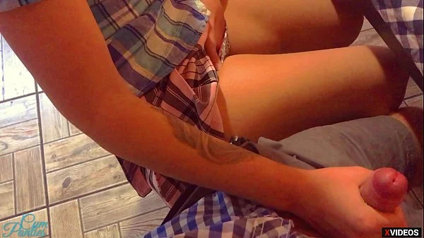 HANDJOB CLASSMATE UNDER THE TABLE ON LESSON