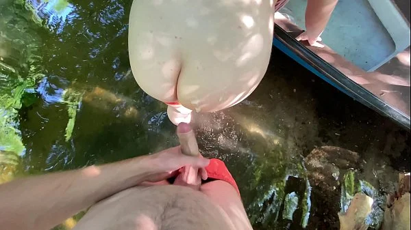 Real Outdoor Sex on the Deserted Island after Swimming