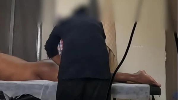 Dick flashing to massage girl piuki in Thailand