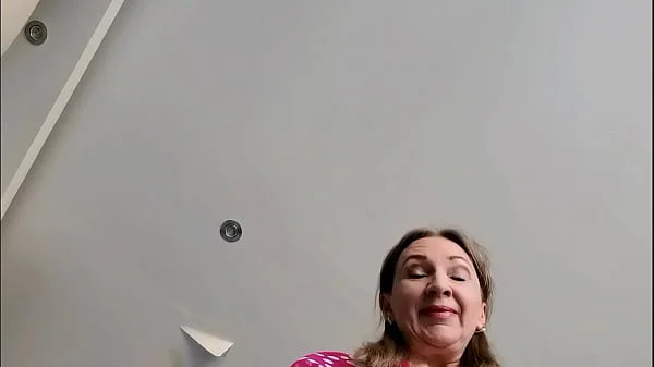 Hot busty cougar granny drains plumber