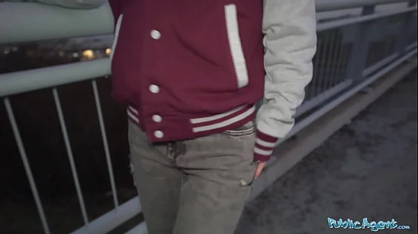 Public Agent - Hot brunette dances for me in PUBLIC before I fuck her hard