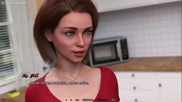 Summer Heat By Naughty Fox Games - Sneaky Quiet Sex With Huge Boobs Stepsis While Stepmom is in The Other Room