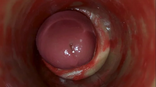 Camera Inside Deep Pussy Captures Huge Ejaculation of Sperm ASMR