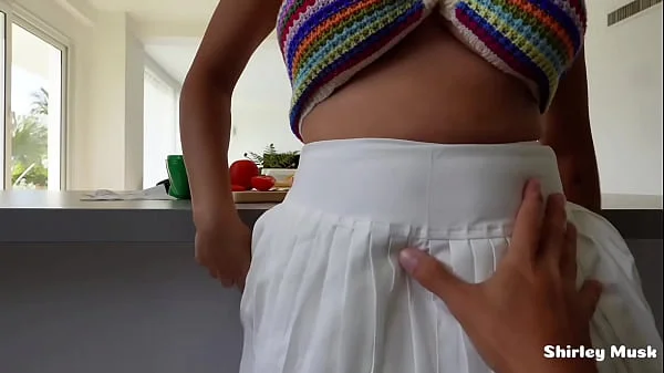 !!!!!SAUSAGE PARTY!!!! My WIFE'S BUSTY best FRIEND needs help in the kitchen.