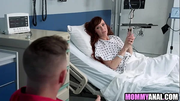 Hospitalized MILF anal fucked by stepbrother