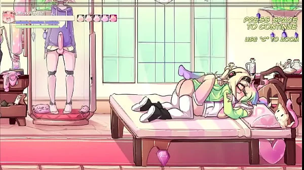 Max The Elf v0.4 [Femboy Hentai game PornPlay] Ep.8 gangbang by the succubus naughty army