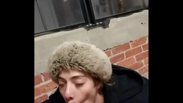 Blonde Lost Bet and Sucks Off Young Dude