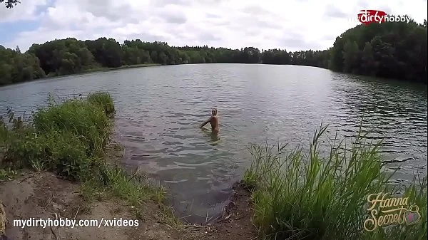 - Hot student getting fucked by the lake!