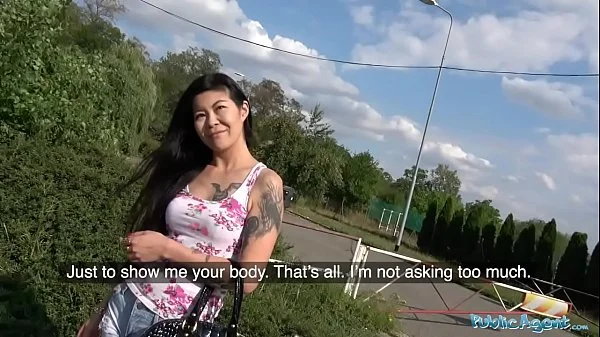 Public Agent Hot Asian chick Akasha Coliun loves girthy cock fuck