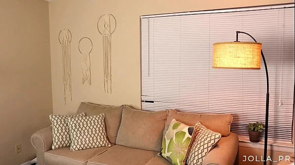 Latina MILF fucks her best friend's son while he’s. on the couch