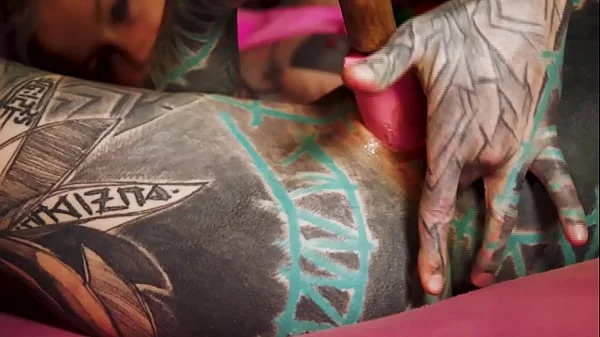 anal cumshot bedroom fuck with tattooed dreadgirl atporn