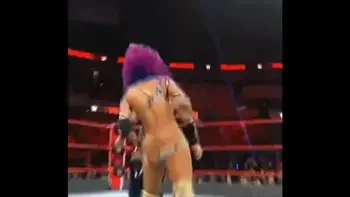 Sasha Banks wardrobe malfunction.