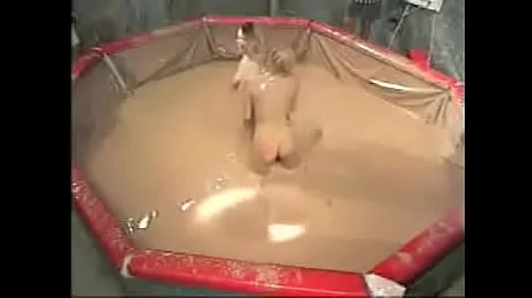 Retro Mud Wrestling