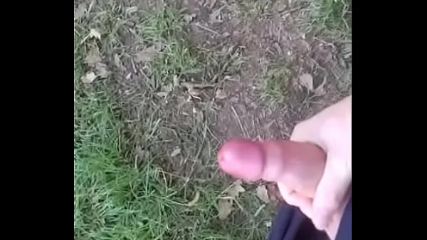 jerk off outdoors